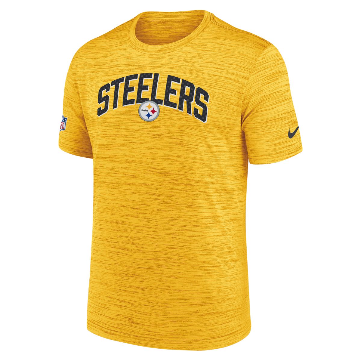 Pittsburgh Steelers Men's Nike Dri-FIT Velocity Sideline Short Sleeve T-Shirt 5 Pittsburgh Steelers Men's Nike Dri-FIT Velocity Sideline Short Sleeve T-Shirt