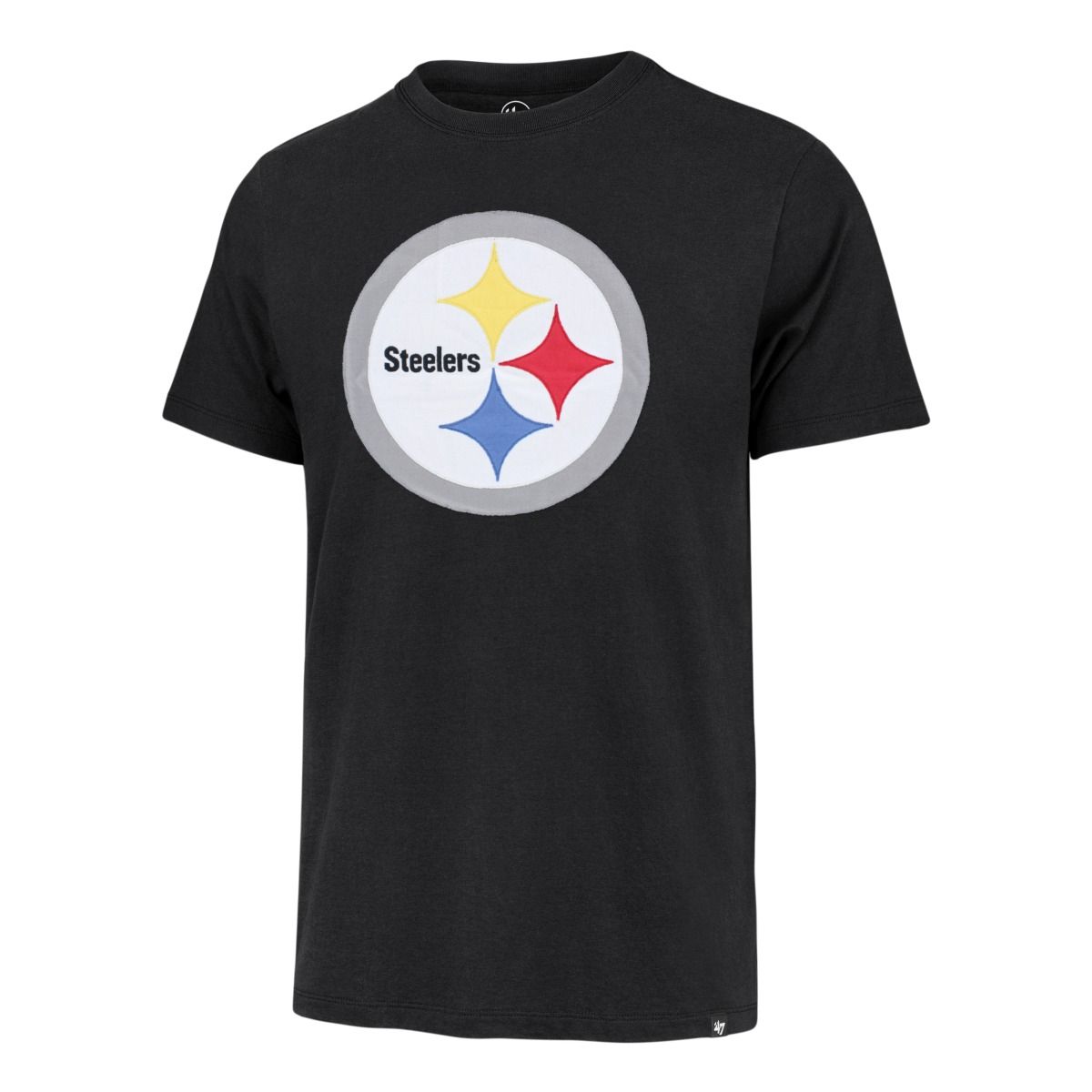 Pittsburgh Steelers Men's '47 Brand Franklin Primary Knockout Fieldhouse Short Sleeve T-Shirt 4 Pittsburgh Steelers Men's '47 Brand Franklin Primary Knockout Fieldhouse Short Sleeve T-Shirt