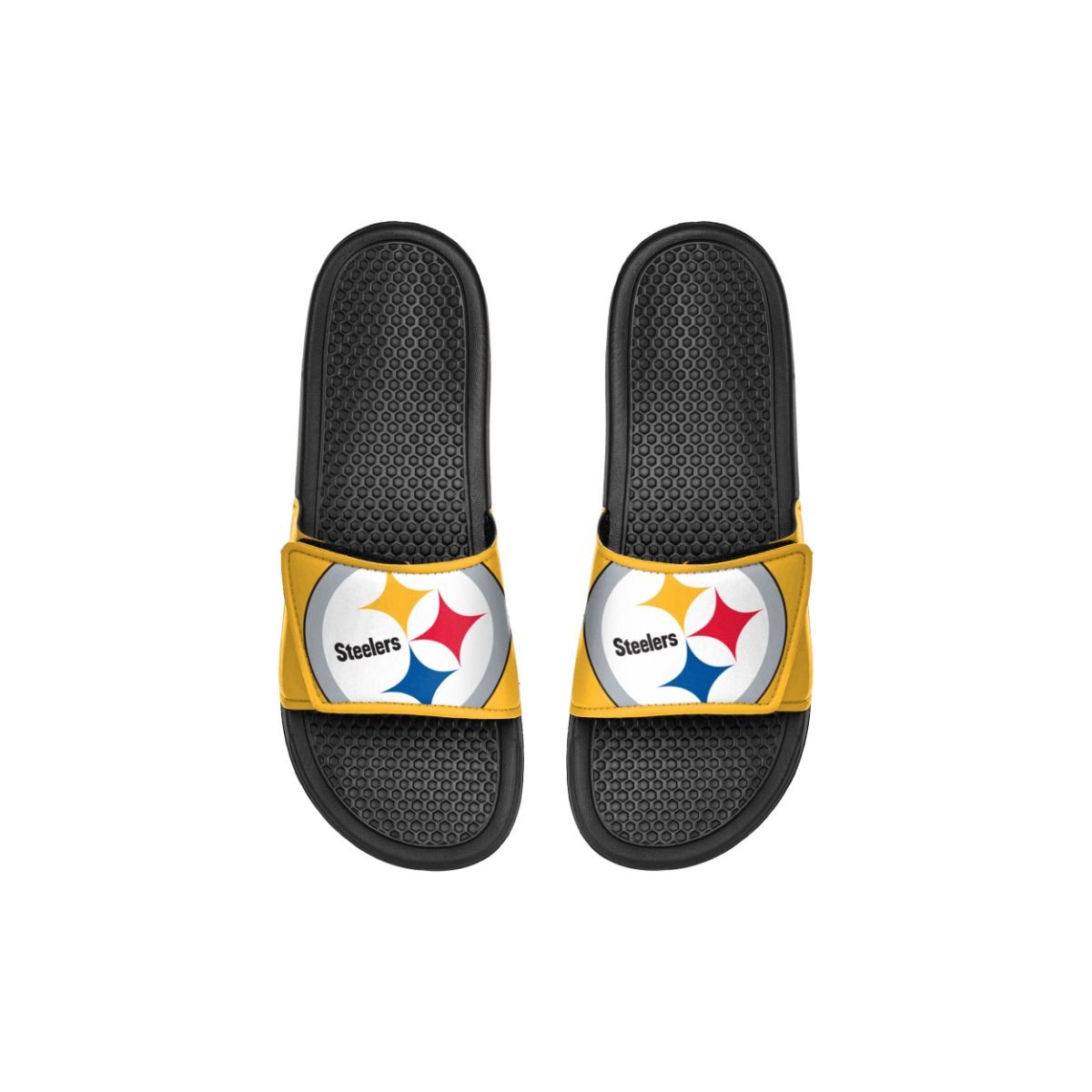 Pittsburgh Steelers Youth Colorblock Logo Legacy Slides 3 Pittsburgh Steelers Youth Colorblock Logo Legacy Slides