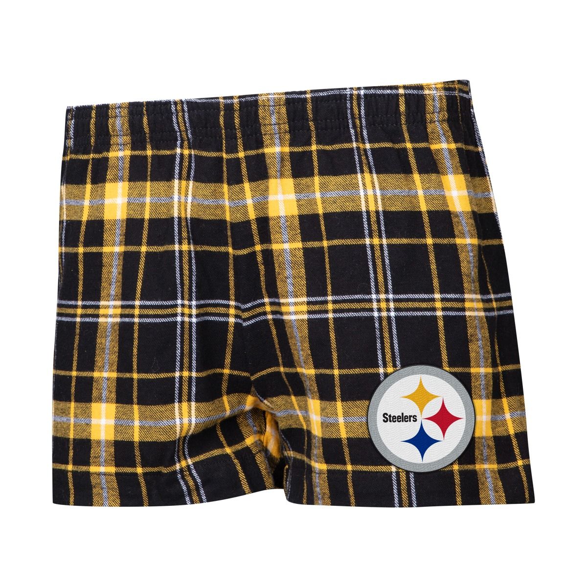 Pittsburgh Steelers Women's Ultimate Flannel Plaid Sleep Short