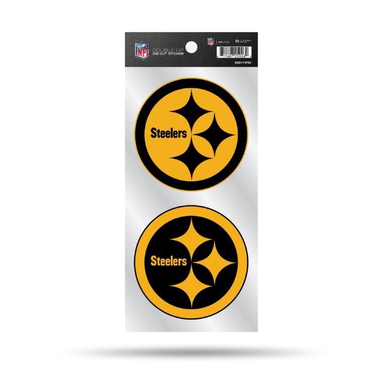 Pittsburgh Steelers Color Rush Double Up Stickers