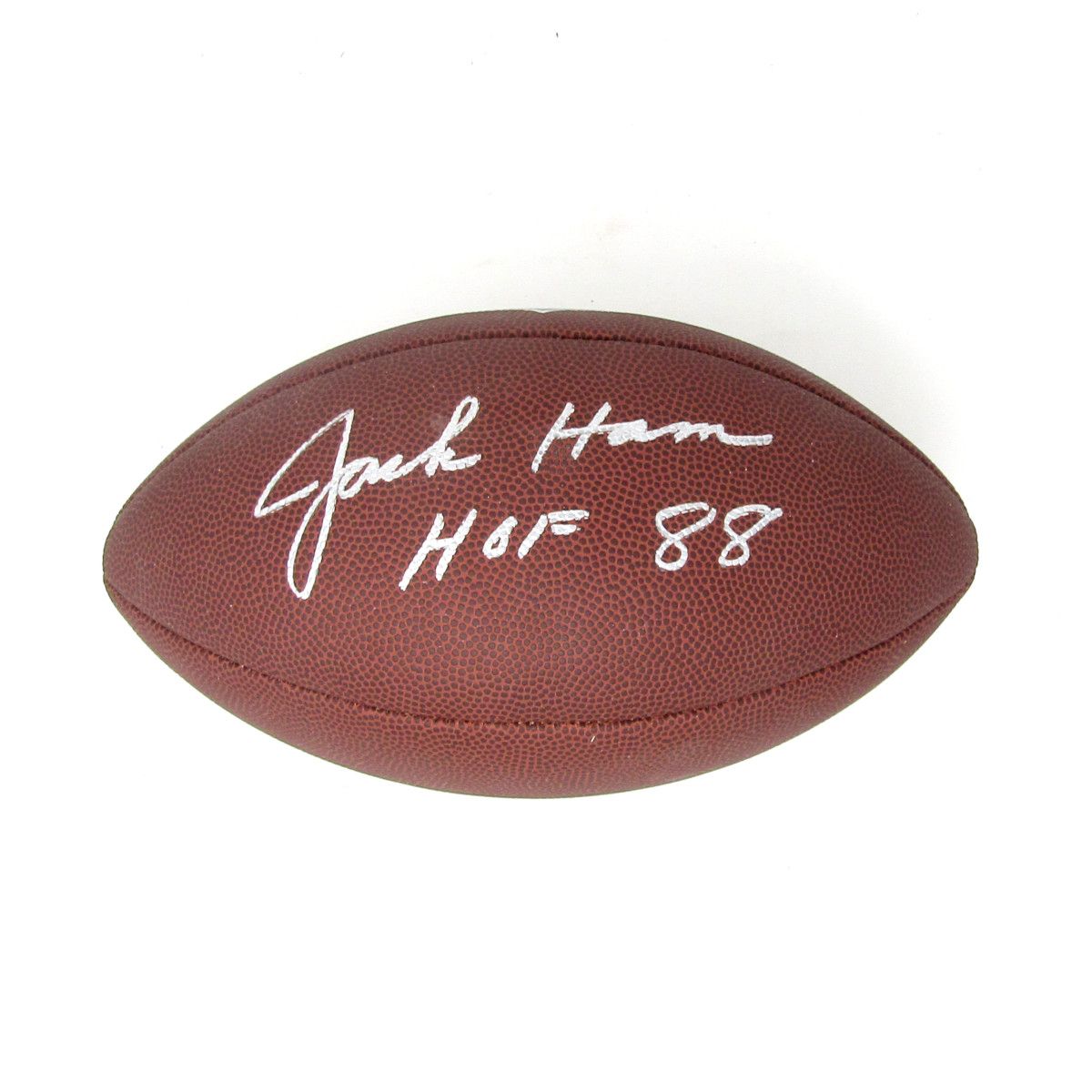Pittsburgh Steelers #59 Jack Ham Autographed NFL Replica 'The Duke' Football 2 Pittsburgh Steelers #59 Jack Ham Autographed NFL Replica 'The Duke' Football