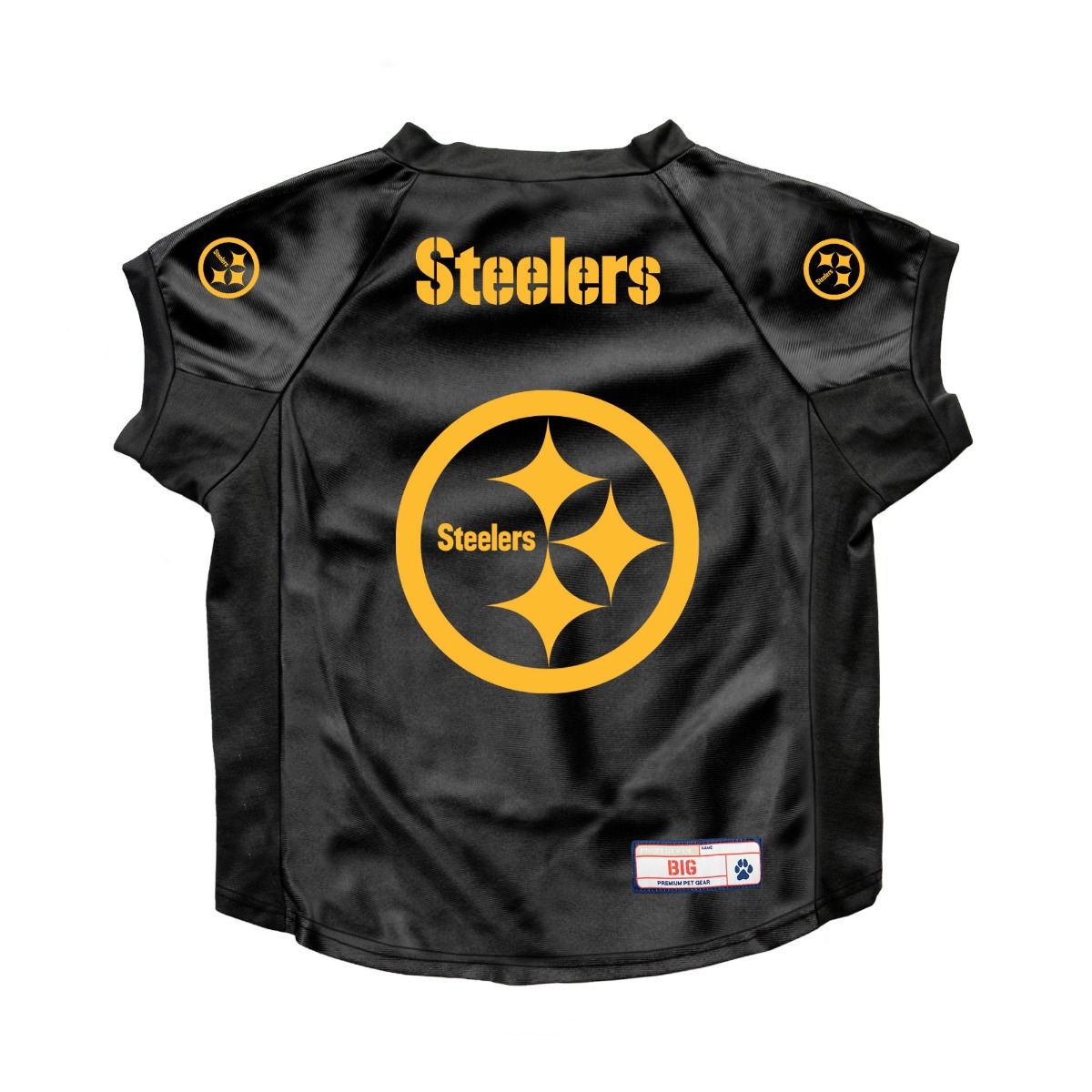 Pittsburgh Steelers Big Dog Color Rush Stretch Pet Jersey
