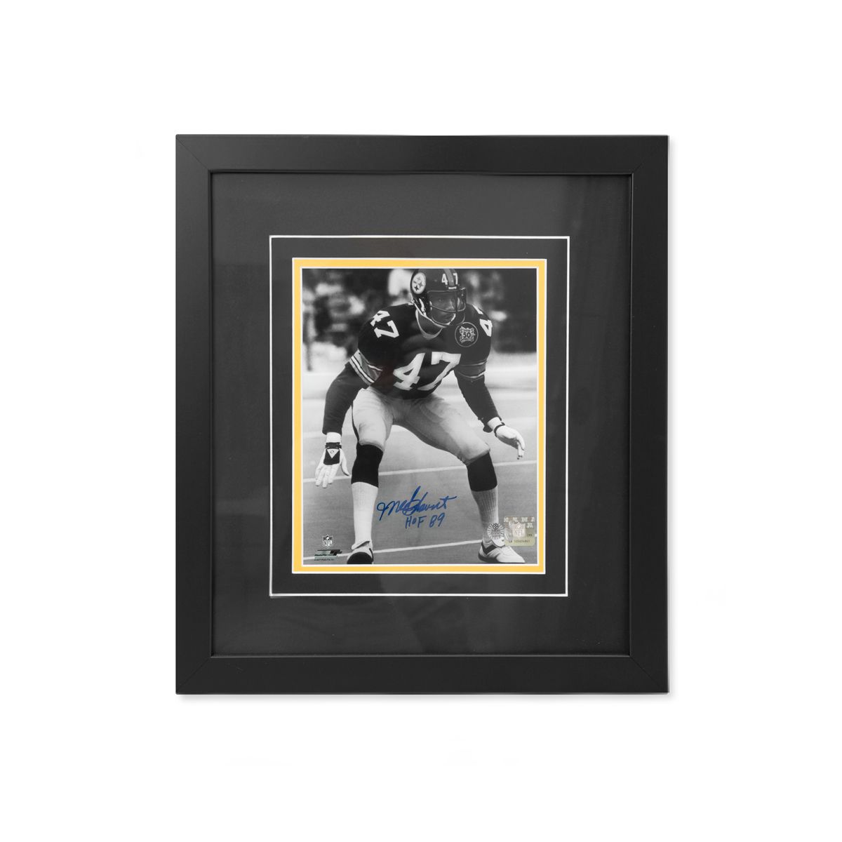 Pittsburgh Steelers #47 Mel Blount ‘Black and White’ Signed Framed 8x10 Photo 3 Pittsburgh Steelers #47 Mel Blount ‘Black and White’ Signed Framed 8x10 Photo