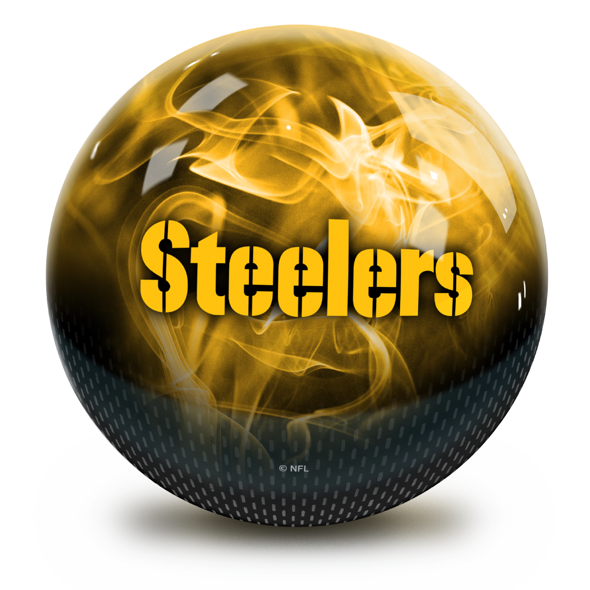 Pittsburgh Steelers On Fire Undrilled Bowling Ball 2 Pittsburgh Steelers On Fire Undrilled Bowling Ball