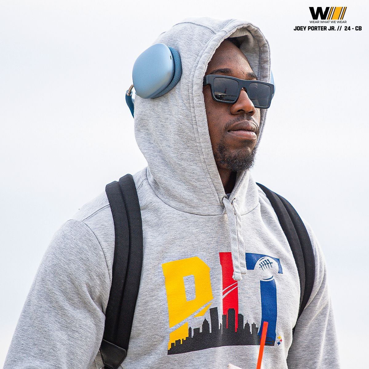 Pittsburgh Steelers Men's PIT Cityscape Fleece Hoodie