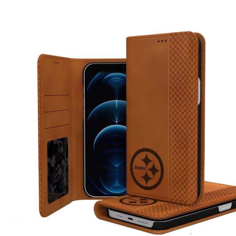 Pittsburgh Steelers Leatherette Folio iPhone Case