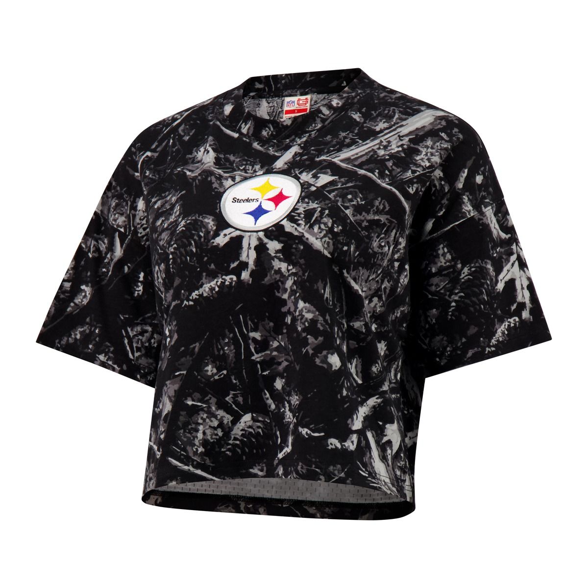 Pittsburgh Steelers Women's Icer Incognito Camo Short Sleeve Tee