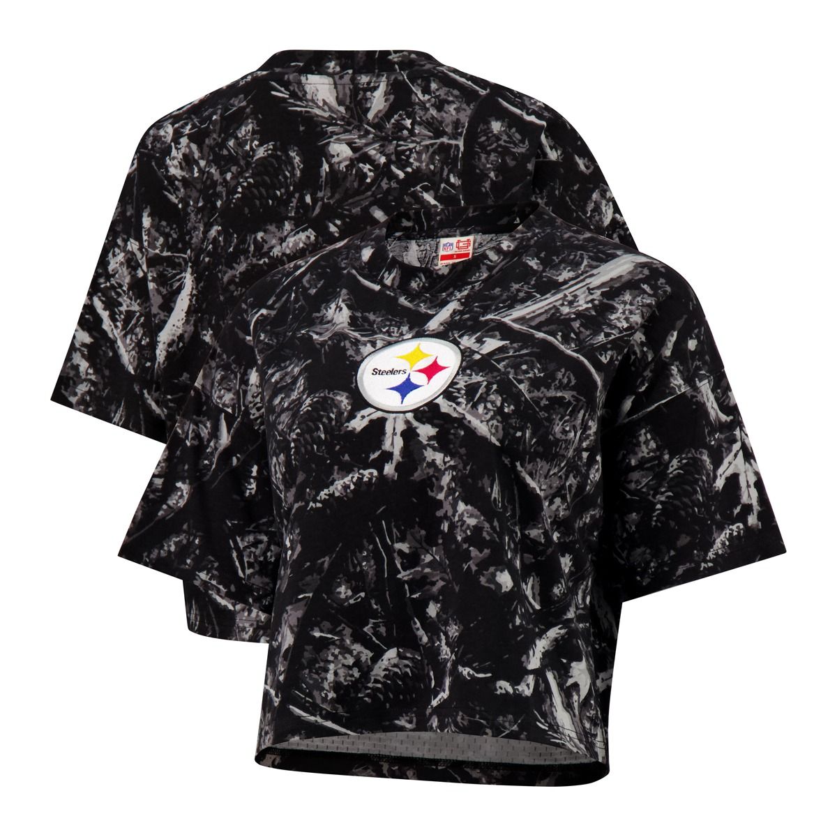 Pittsburgh Steelers Women's Icer Incognito Camo Short Sleeve Tee 3 Pittsburgh Steelers Women's Icer Incognito Camo Short Sleeve Tee