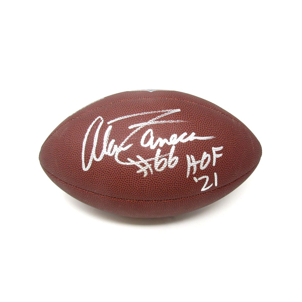 Pittsburgh Steelers #66 Alan Faneca Autographed NFL Replica 'The Duke' Football with Inscription 3 Pittsburgh Steelers #66 Alan Faneca Autographed NFL Replica 'The Duke' Football with Inscription