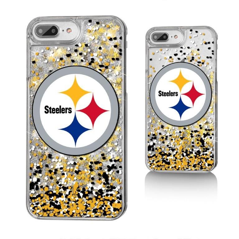 Pittsburgh Steelers Glitter Confetti iPhone Case