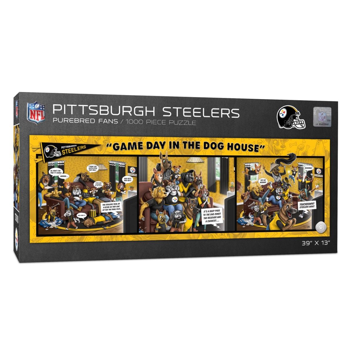 Pittsburgh Steelers Game Day in the Dog House 1000 Piece Puzzle