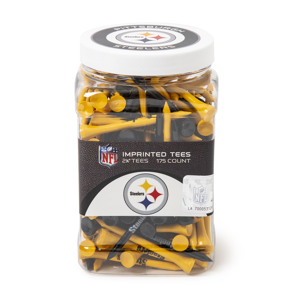 Pittsburgh Steelers Jar of Golf Tees - 175 ct