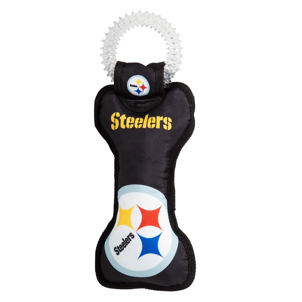 Pittsburgh Steelers Dental Ring Bone Pet Toy 5 Pittsburgh Steelers Dental Ring Bone Pet Toy