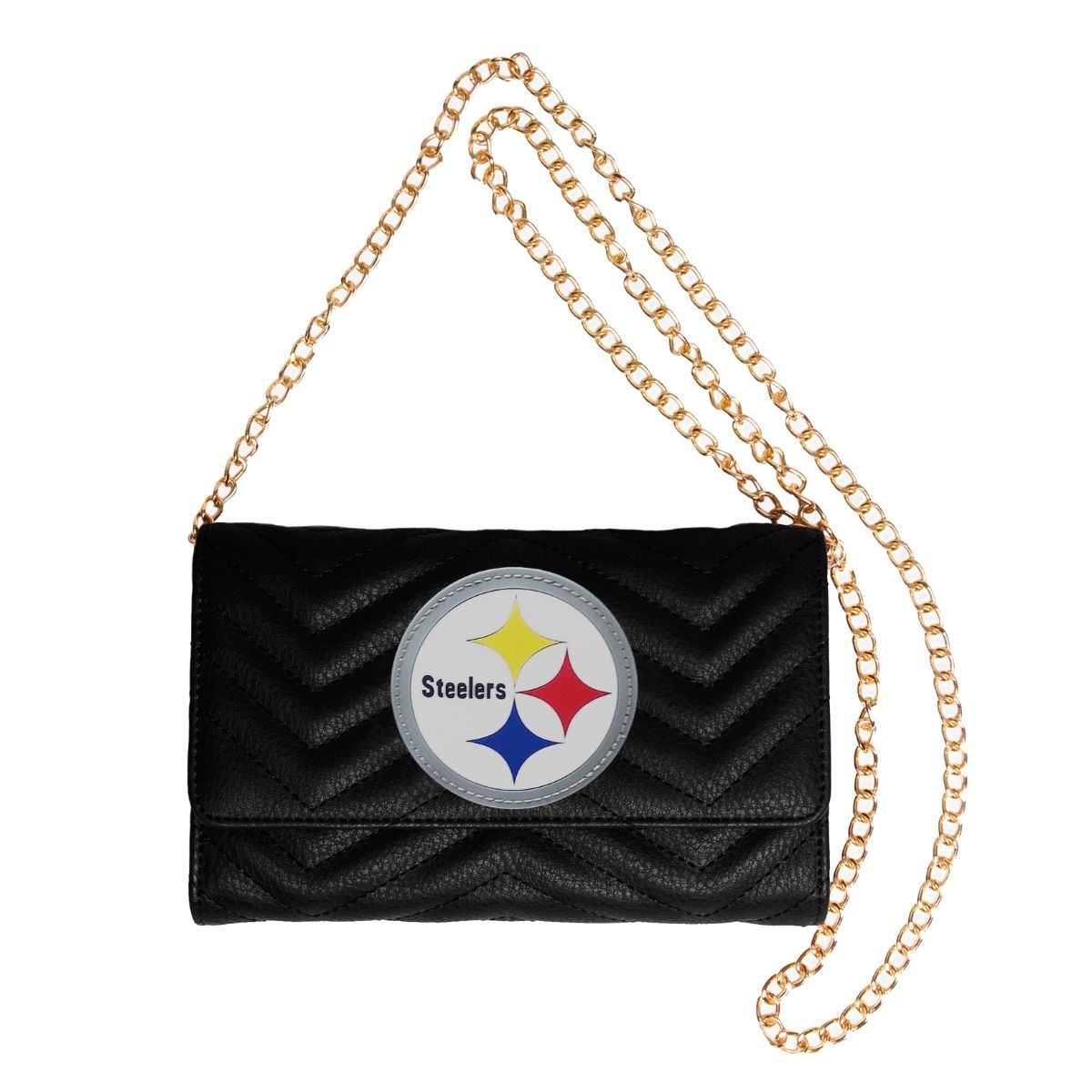 Pittsburgh Steelers Cuce Quilted Purse/Clutch Combo