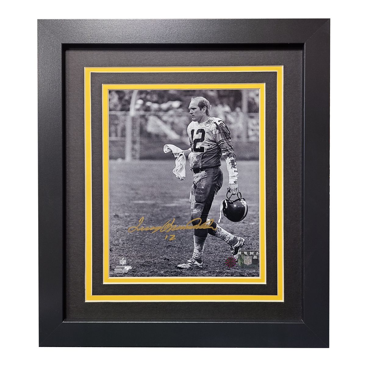 Pittsburgh Steelers #12 Terry Bradshaw “Muddy” Signed Framed 8x10 Photo