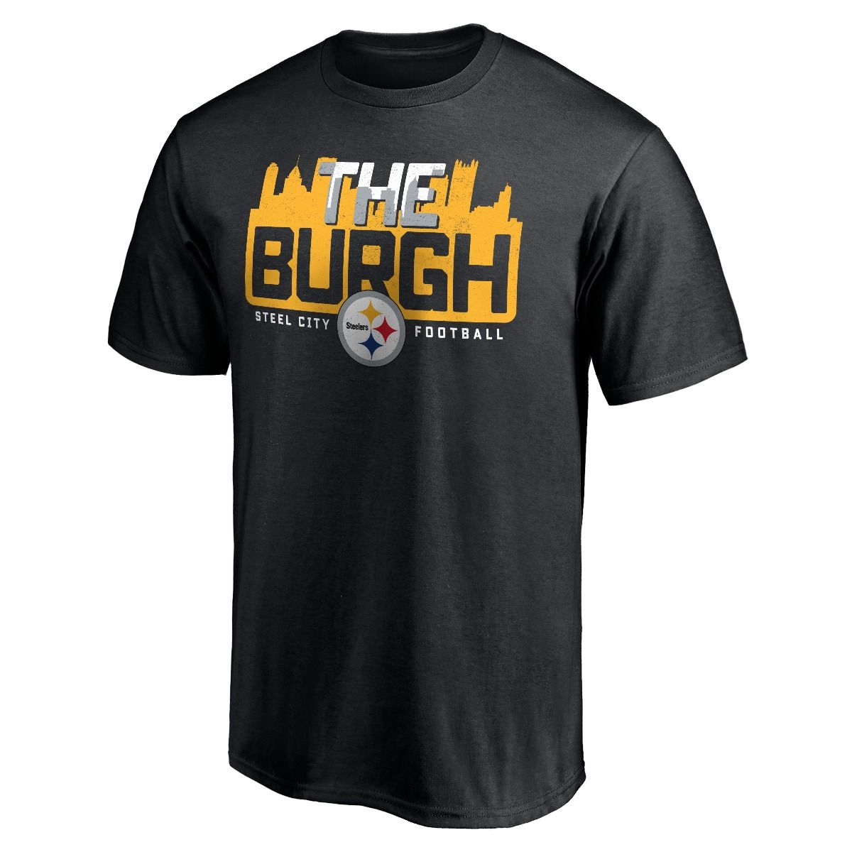 Pittsburgh Steelers Men's The Burgh Skyline Short Sleeve T-Shirt