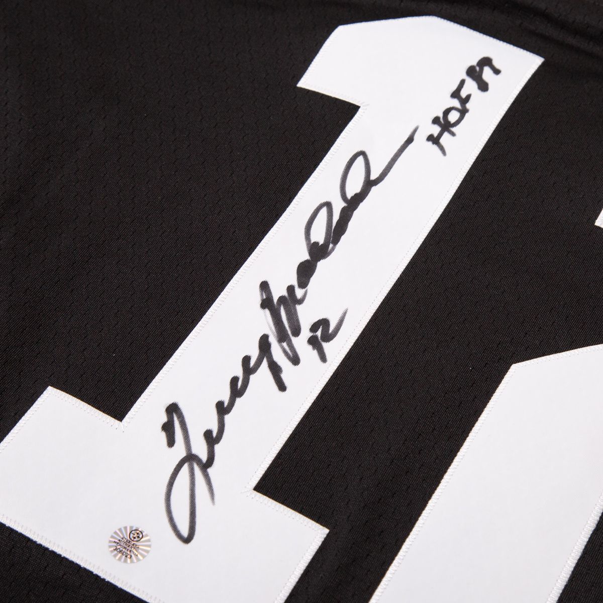 Pittsburgh Steelers #12 Terry Bradshaw Autographed Mitchell & Ness Limited Jersey with Inscription