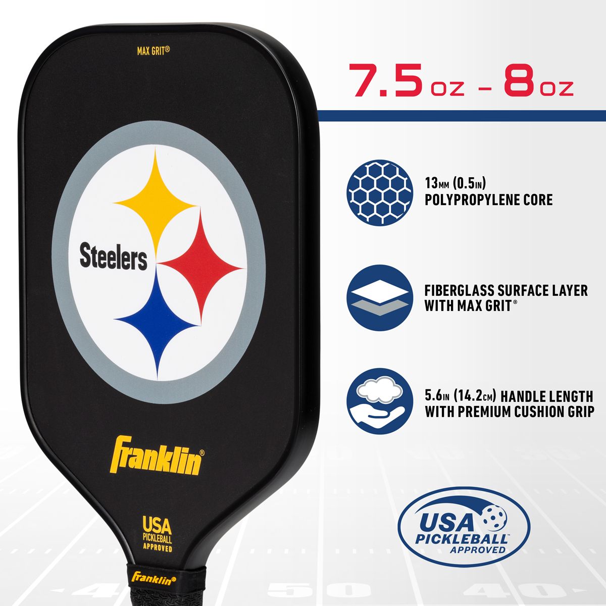 Pittsburgh Steelers Pickleball Paddle 3 Pittsburgh Steelers Pickleball Paddle