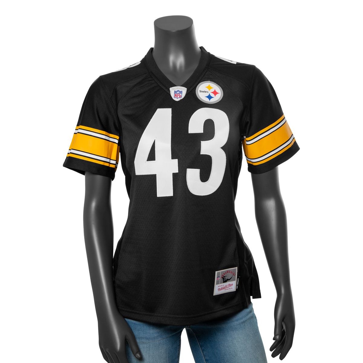 Troy Polamalu #43 Mitchell & Ness Women's Replica/Limited Jersey