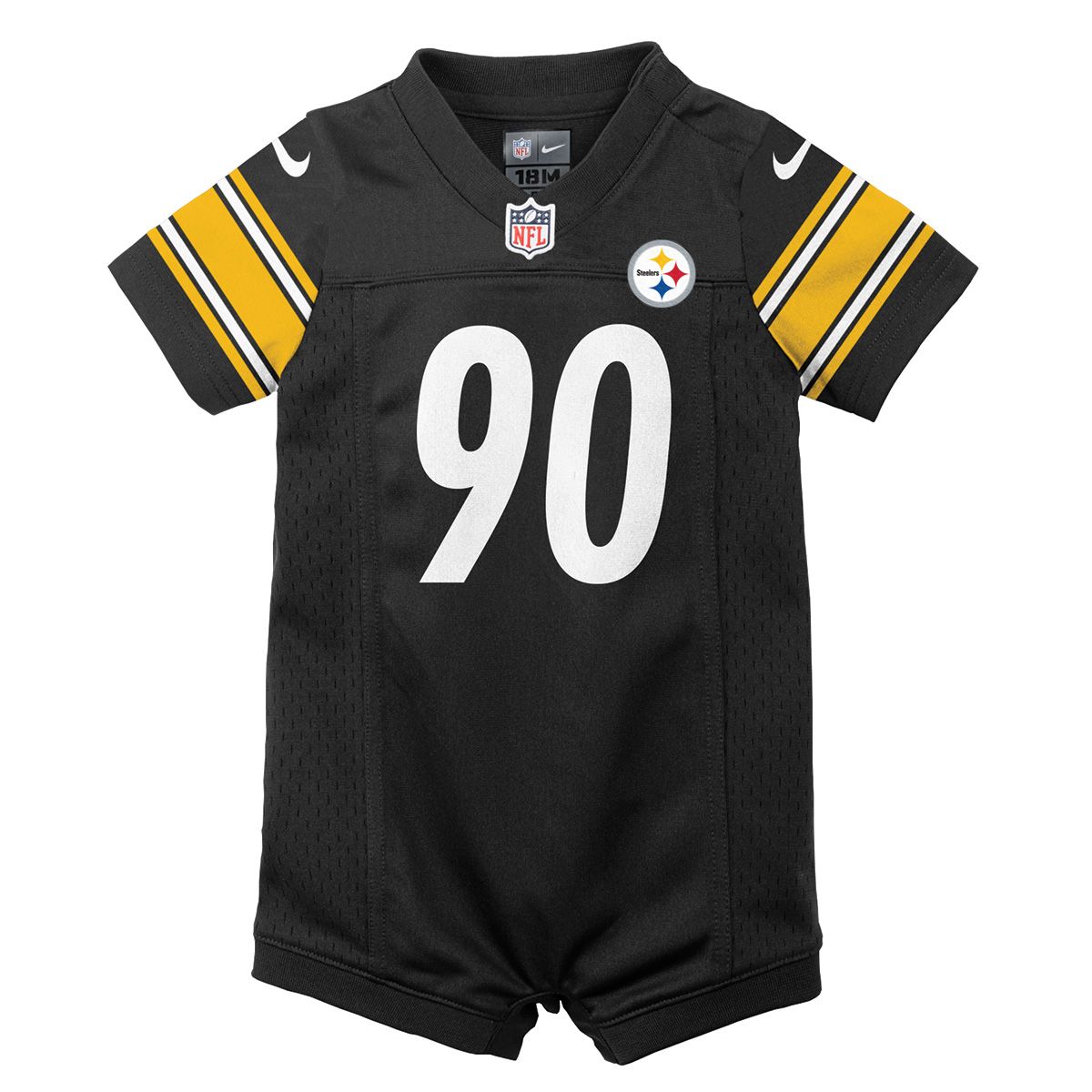 T.J. Watt #90 Newborn/Infant Nike Replica Jersey Romper