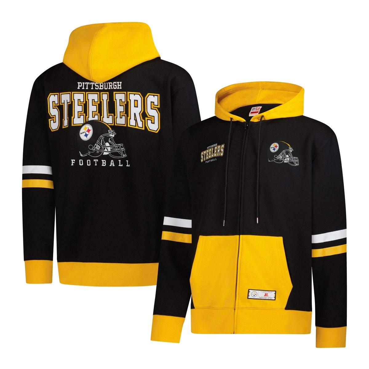 Pittsburgh Steelers Men's Icer Mr Big Boss Full Zip Hoodie 11 Pittsburgh Steelers Men's Icer Mr Big Boss Full Zip Hoodie