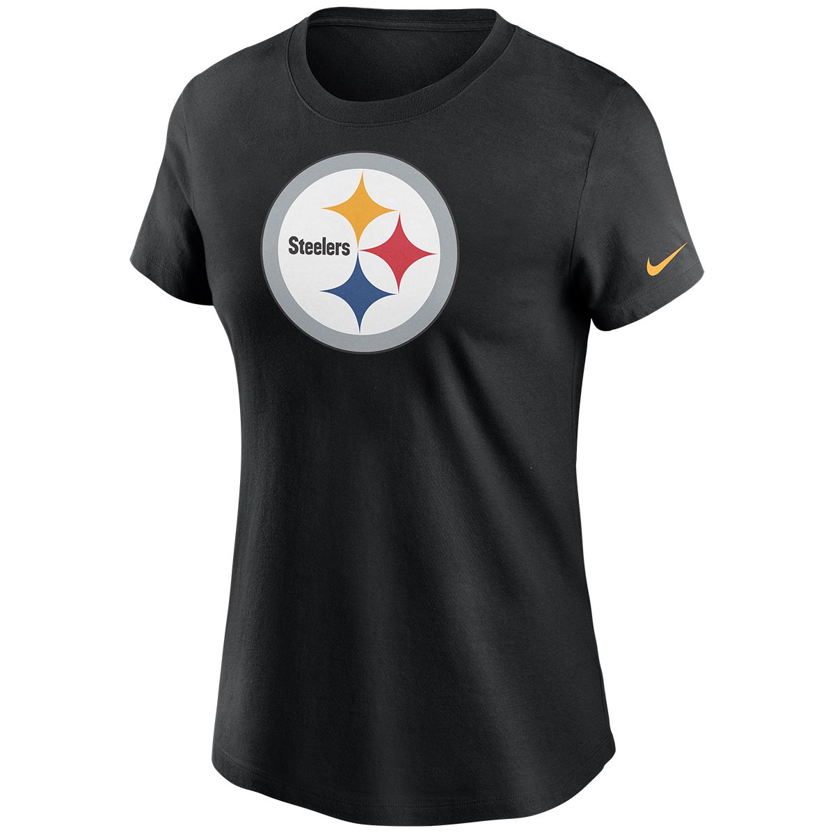 Pittsburgh Steelers Women's Nike Cotton Logo Short Sleeve T-Shirt 1 Pittsburgh Steelers Women's Nike Cotton Logo Short Sleeve T-Shirt