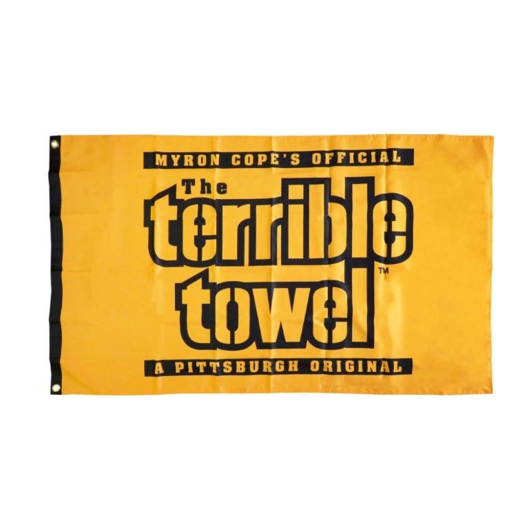 Pittsburgh Steelers Terrible Towel® 3' x 5' Double-Sided Flag 2 Pittsburgh Steelers Terrible Towel® 3' x 5' Double-Sided Flag