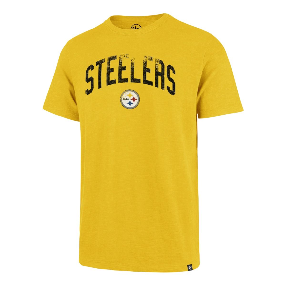 Pittsburgh Steelers Men's '47 Brand Arch Grad Scrum Short Sleeve T-Shirt