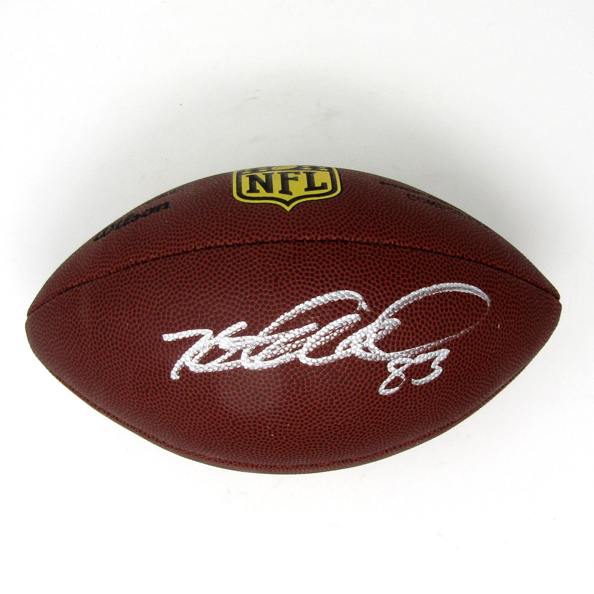 Pittsburgh Steelers #83 Heath Miller Autographed Wilson NFL 'The Duke' Replica Football 5 Pittsburgh Steelers #83 Heath Miller Autographed Wilson NFL 'The Duke' Replica Football