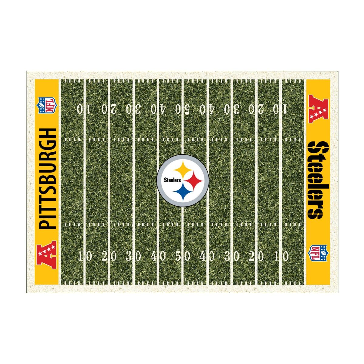 Pittsburgh Steelers Team Field 3'10" x 5'4" Rug