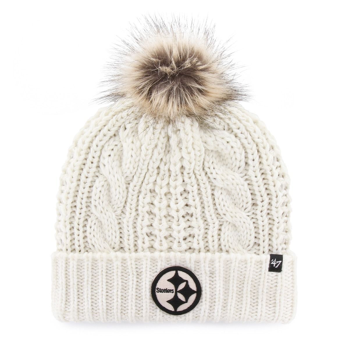 Pittsburgh Steelers Women's '47 Brand Meeko Knit Hat 4 Pittsburgh Steelers Women's '47 Brand Meeko Knit Hat