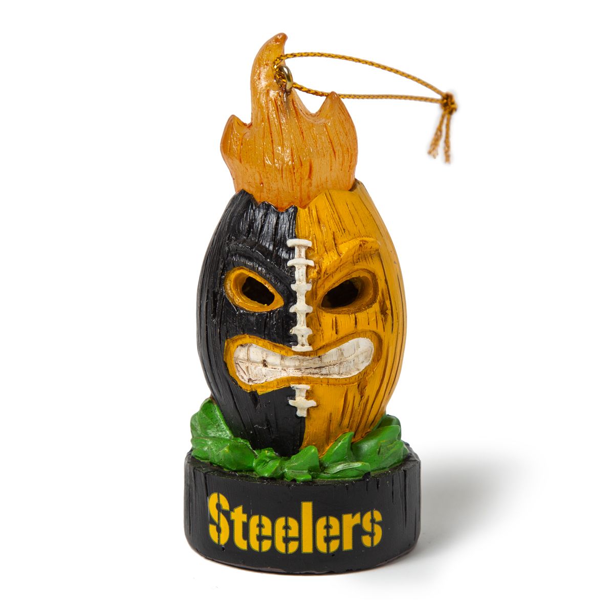 Pittsburgh Steelers Lit Team Ball Ornament