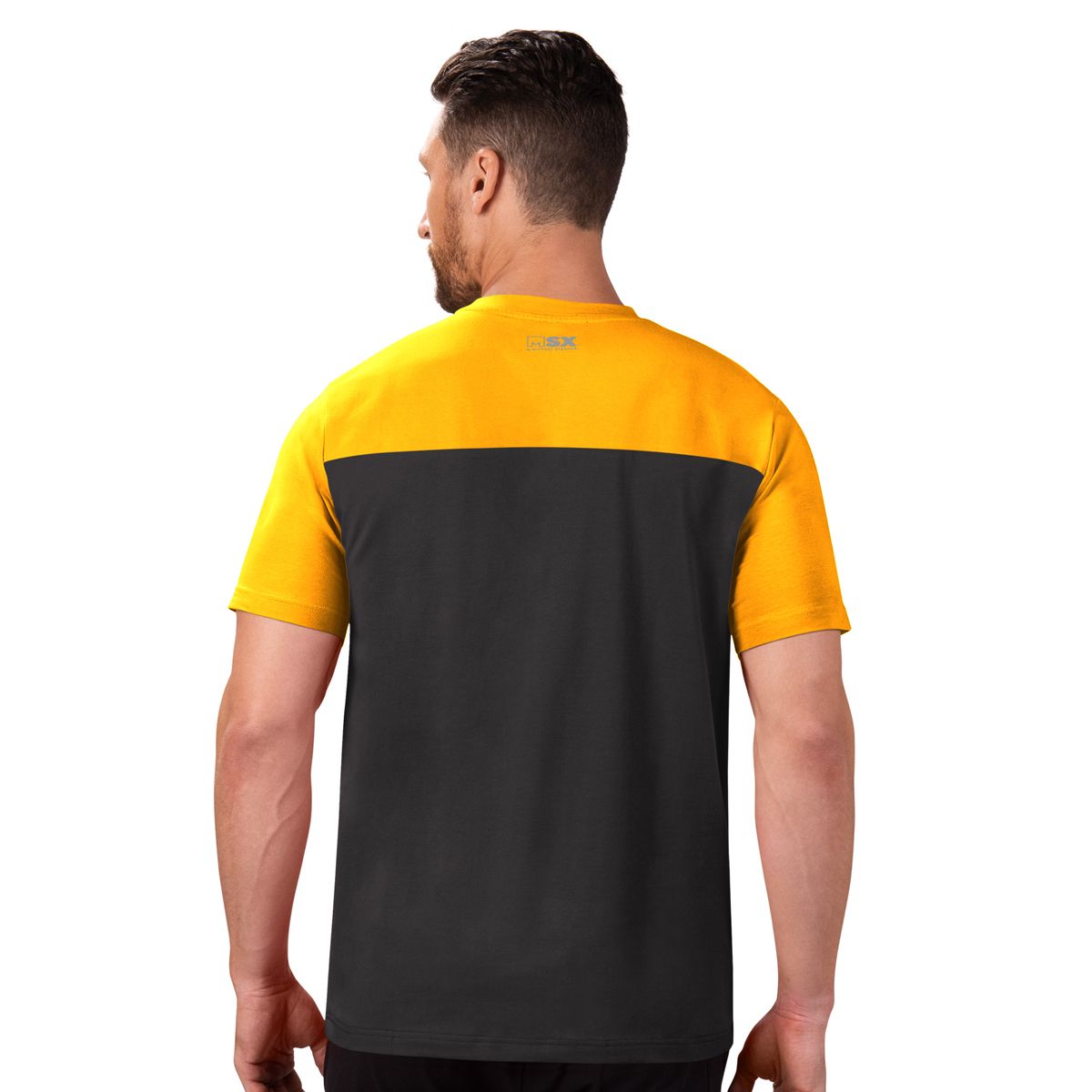 Pittsburgh Steelers Men's MSX by Michael Strahan Advance Colorblock Short Sleeve T-Shirt