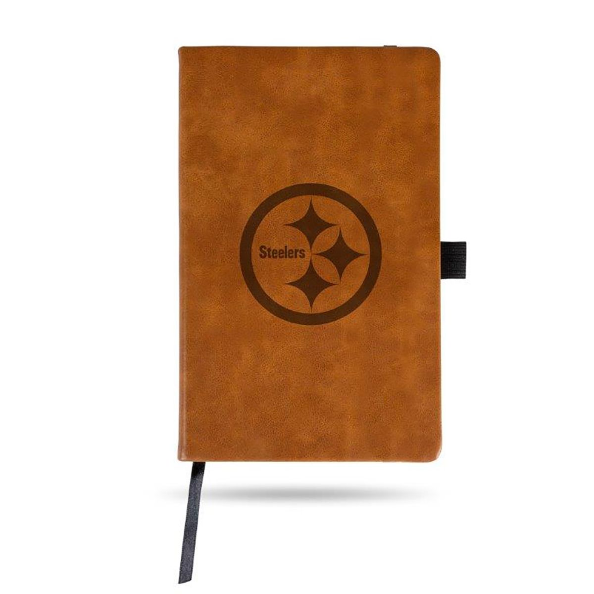Pittsburgh Steelers Laser Engraved Brown Notepad