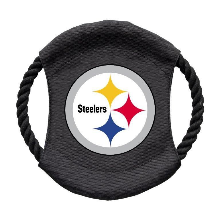 Pittsburgh Steelers Team Frisbee Pet Tug Toy 2 Pittsburgh Steelers Team Frisbee Pet Tug Toy