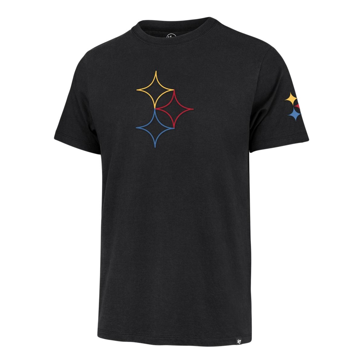 Pittsburgh Steelers Men's '47 Brand Hypocycloid Fieldhouse Short Sleeve T-Shirt