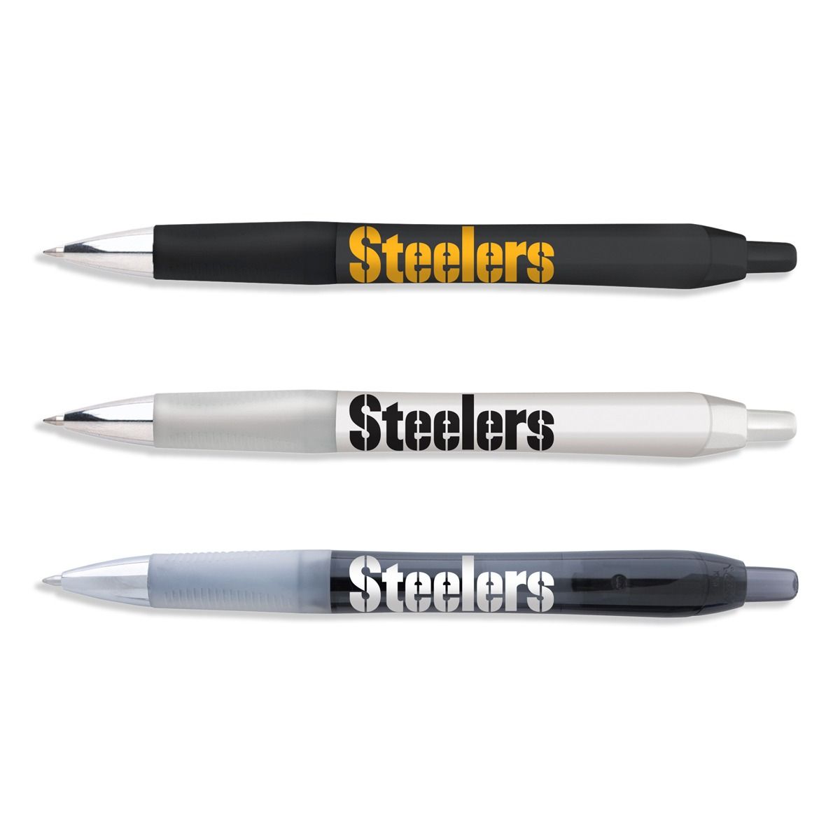 Pittsburgh Steelers Wordmark Pens 3 Pack 2 Pittsburgh Steelers Wordmark Pens 3 Pack