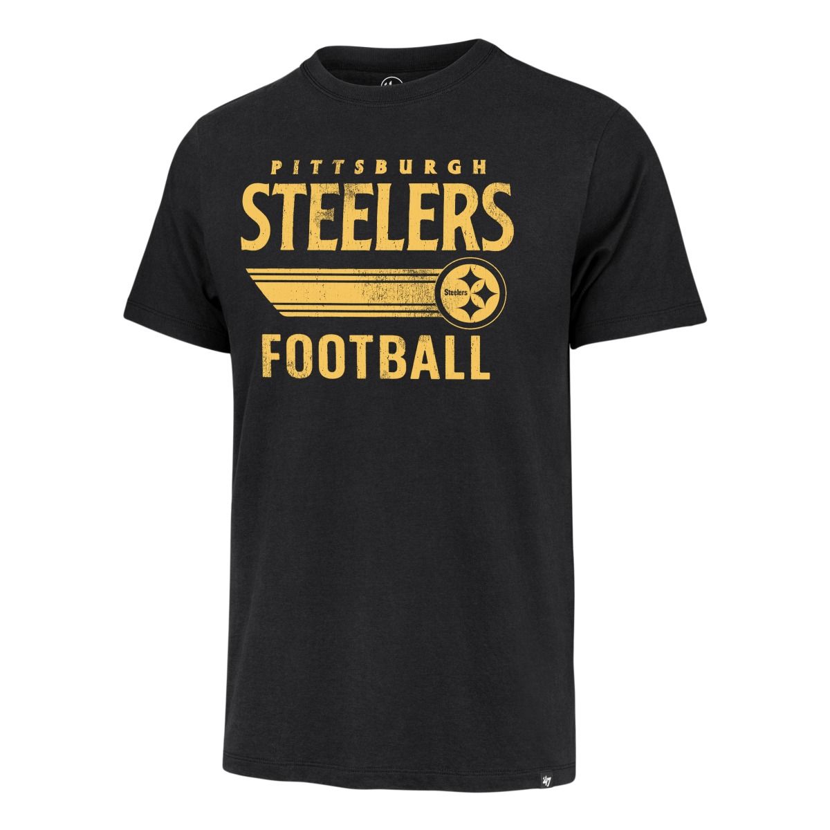 Pittsburgh Steelers Men's '47 Brand Franklin Flint Rider Short Sleeve T-Shirt