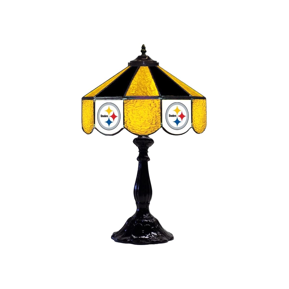 Pittsburgh Steelers 21" Glass Table Lamp 2 Pittsburgh Steelers 21" Glass Table Lamp