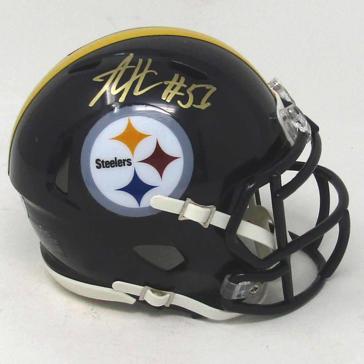 Pittsburgh Steelers #56 Alex Highsmith Autographed Riddell Mini Helmet