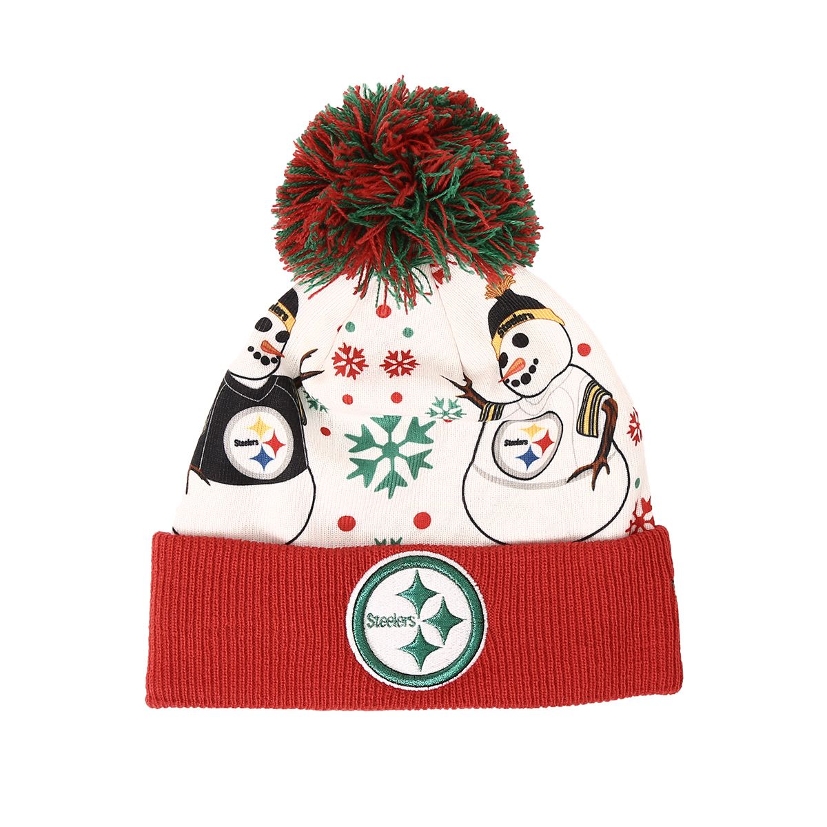 Pittsburgh Steelers New Era Snowmen Knit Hat