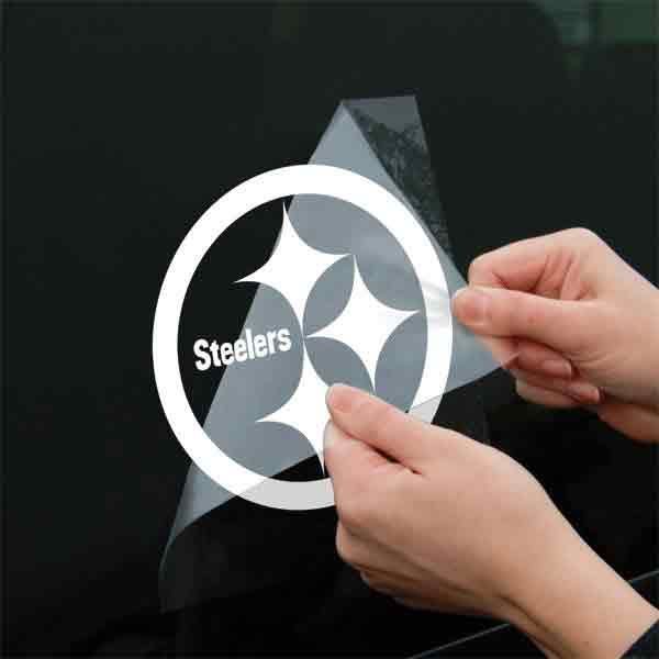 Pittsburgh Steelers Die-Cut 8" x 8" Window Decal