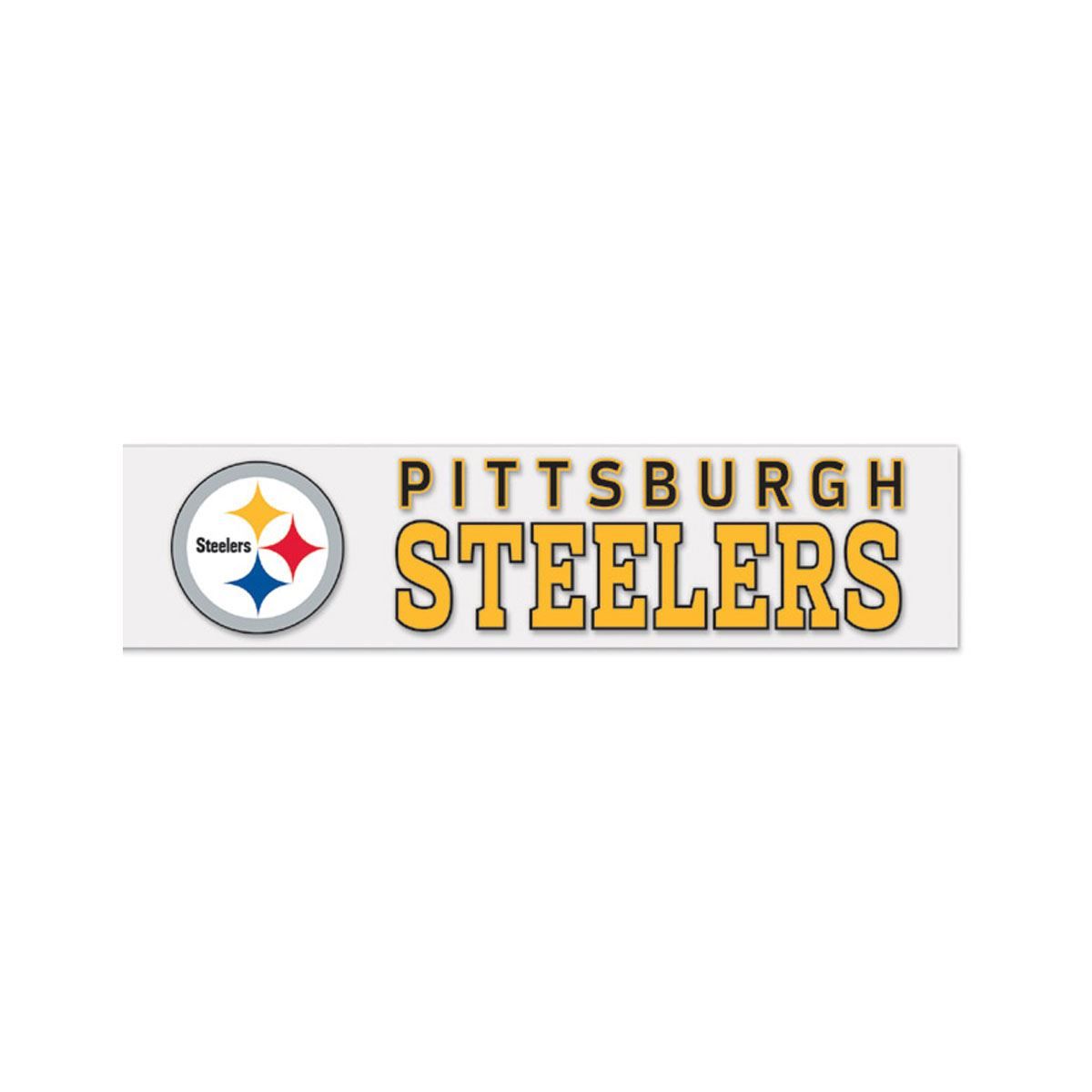 Pittsburgh Steelers 4x16 Vinyl Color Decal 1 Pittsburgh Steelers 4x16 Vinyl Color Decal