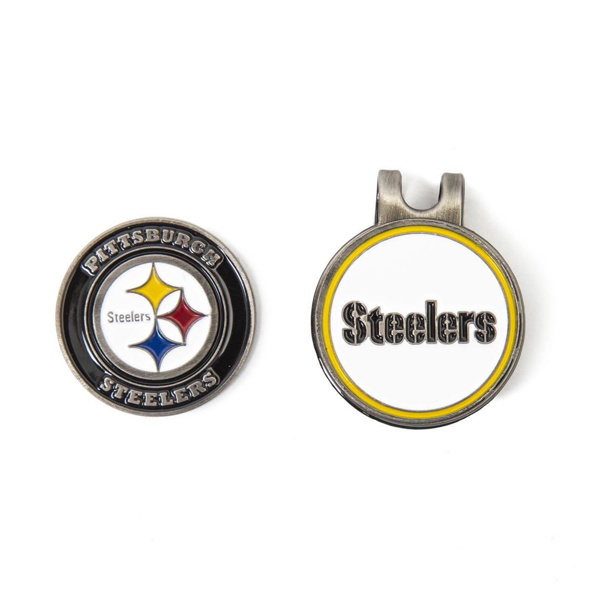 Pittsburgh Steelers Cap Clip and Golf Ball Markers