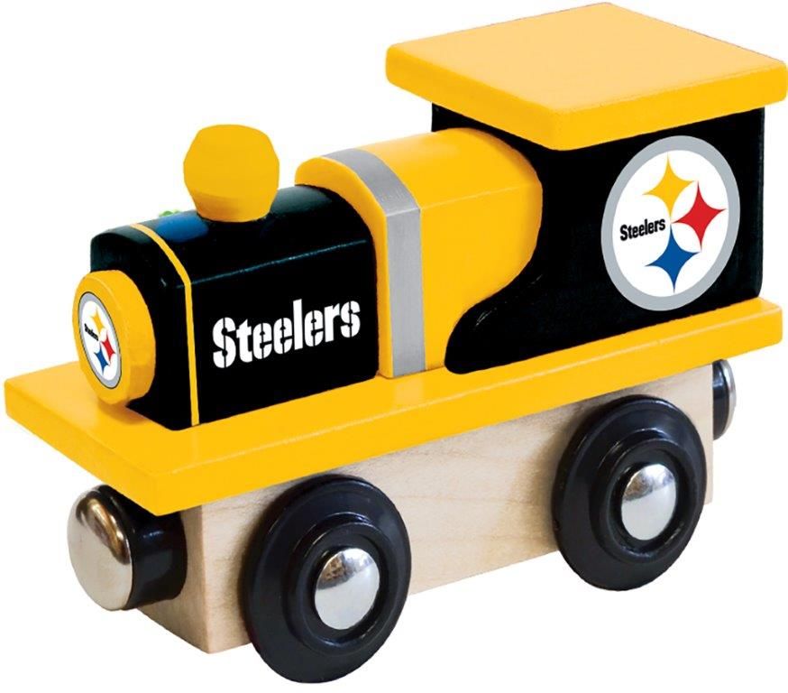 Pittsburgh Steelers Wooden Train Engine 1 Pittsburgh Steelers Wooden Train Engine