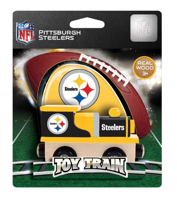 Pittsburgh Steelers Wooden Train Engine 2 Pittsburgh Steelers Wooden Train Engine