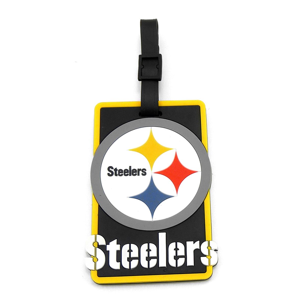Pittsburgh Steelers Logo Soft Luggage Tag
