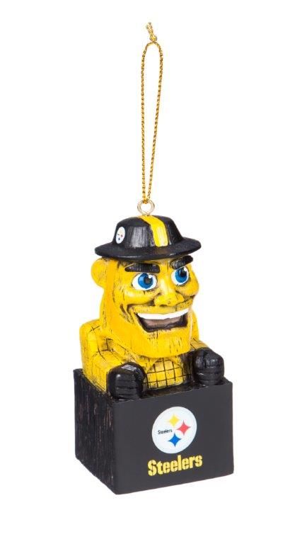 Pittsburgh Steelers Steely McBeam Tiki Ornament