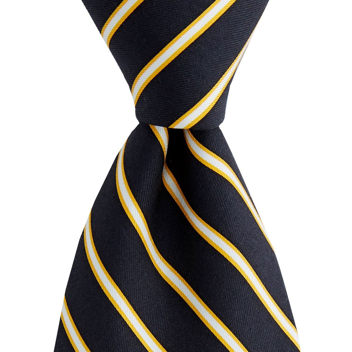 Pittsburgh Steelers Vineyard Vines Black with Gold Stripes Silk Tie 2 Pittsburgh Steelers Vineyard Vines Black with Gold Stripes Silk Tie